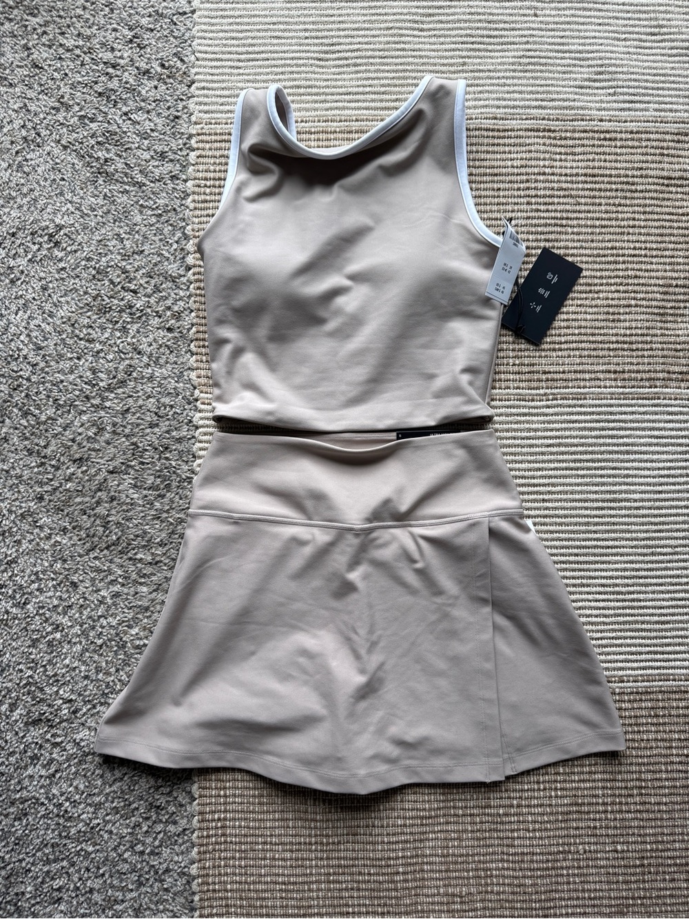 Bra free tank and skort
